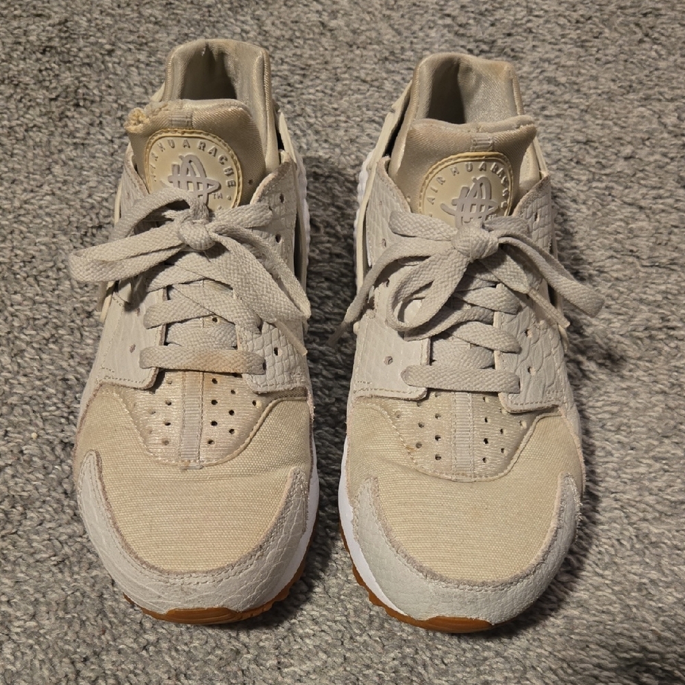 Nike Cream and White Sneakers